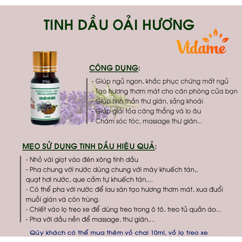 [Mua 5 chai tinh dầu bất kỳ] Tặng 1 Vỏ lọ tinh dầu treo xe ô tô - lọ hình kim cương sang trọng, đẳng cấp