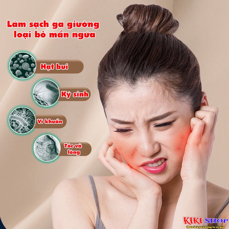 Máy hút bụi cầm tay giệt khuẩn UV, máy hút bụi giường nệm đa năng BH 6 tháng, Kiki shop