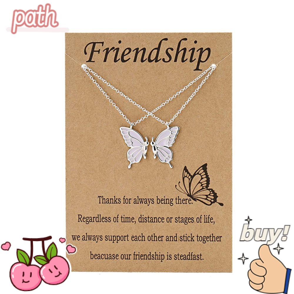 Set 2 Dây Chuyền Tình Bạn Khoảng Cách Dài Dùng Làm Quà Tặng Sinh Nhật Cho Bạn Thân