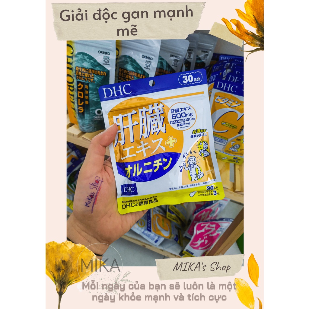 [ Nội Địa Nhật Giá Sỉ ] DHC Viên Phục Hồi Gan Giải Rượu + Tinh Chất Ornithine