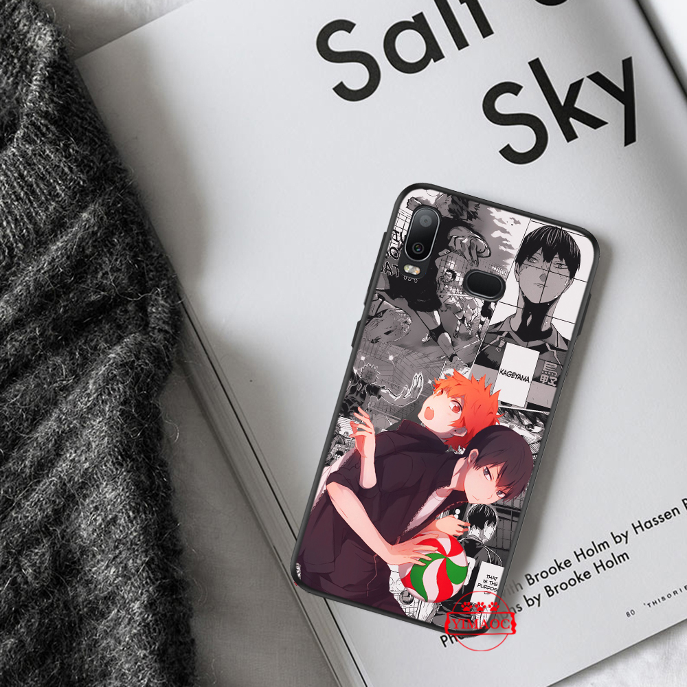 Ốp điện thoại mềm hình anime haikyuu season 4 cho Samsung A10 A10S A20 A30 A20S A20S A30S A40 A40S A50 A50S 3AS