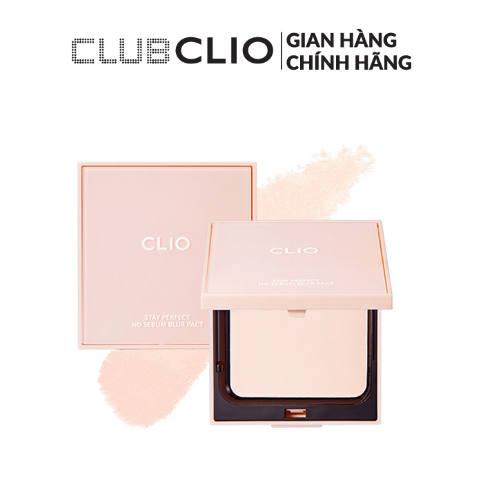 Phấn Phủ Dạng Nén CLIO STAY PERFECT NO SEBUM BLUR PACT 10g