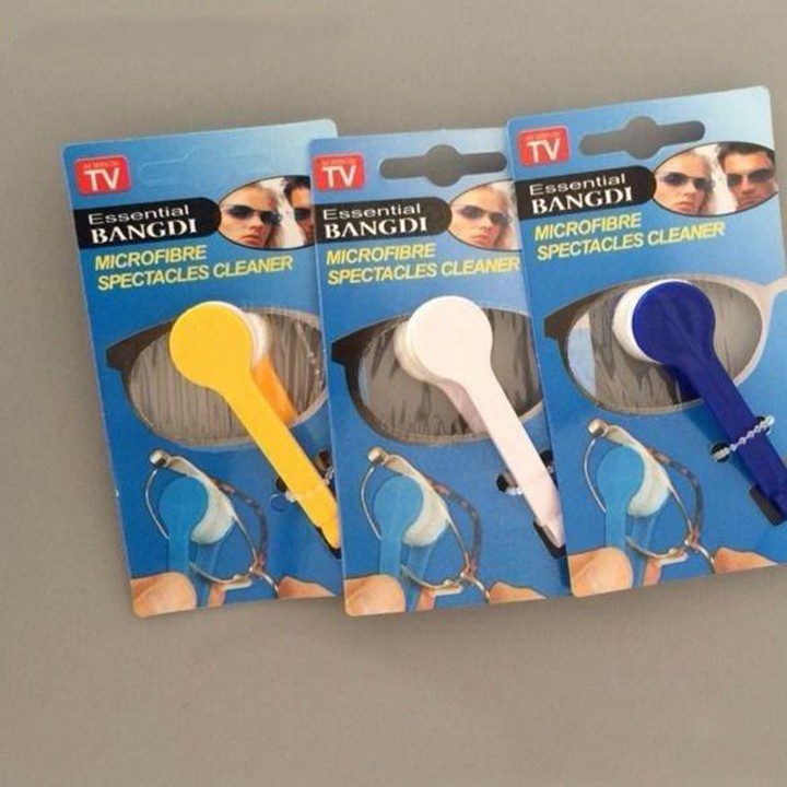 Kẹp lau vệ sinh kính mắt râm cận mini chữ V đa năng siêu sạch thay cho dụng cụ khăn lau kính youngcityshop 30.000