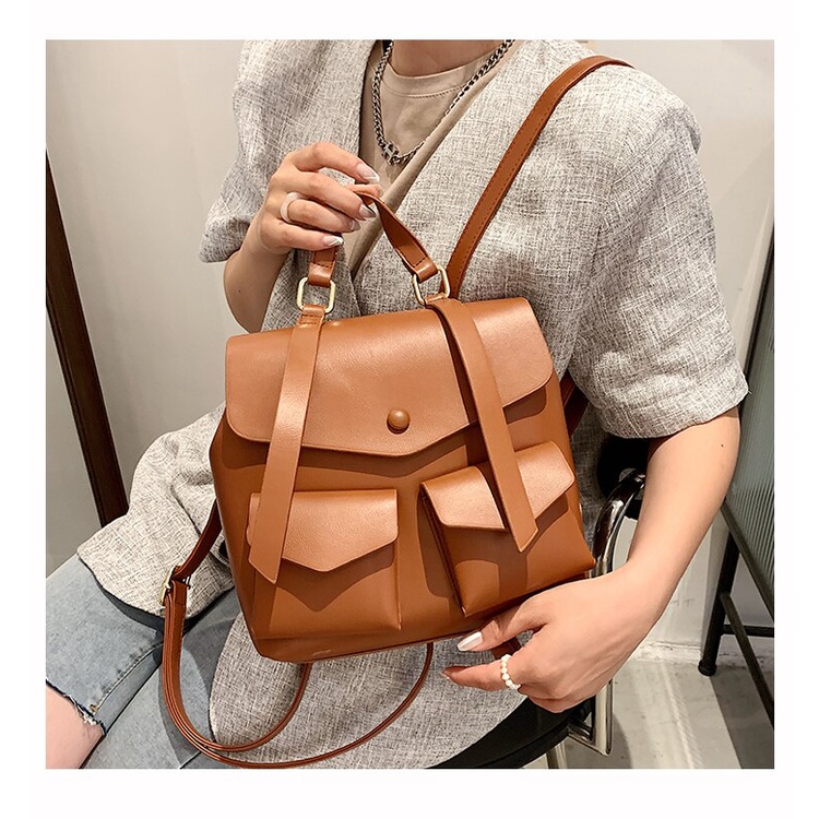 Balo da Pu JASMIN NOIR chất lượng cao thời trang cho nữ