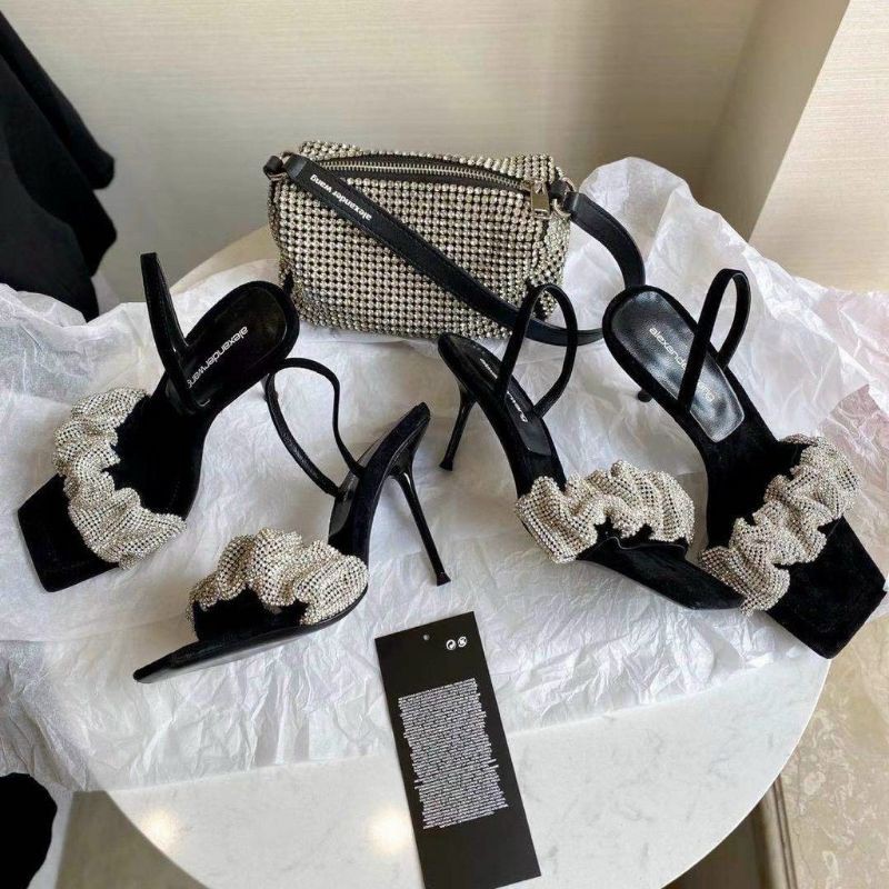 X Sandal Alex Wang Quai Đá Nhún Gót Đũa Fullbox Bill Túi Cam Kết Loại 1