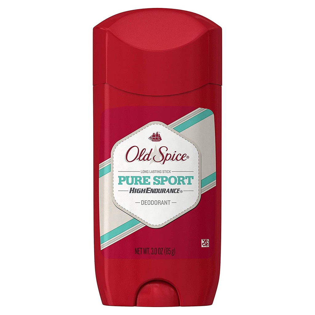 Lăn sáp khử mùi nam Old Spice High Endurance Long Lasting Deodorant Pure Sport 85g (Mỹ)