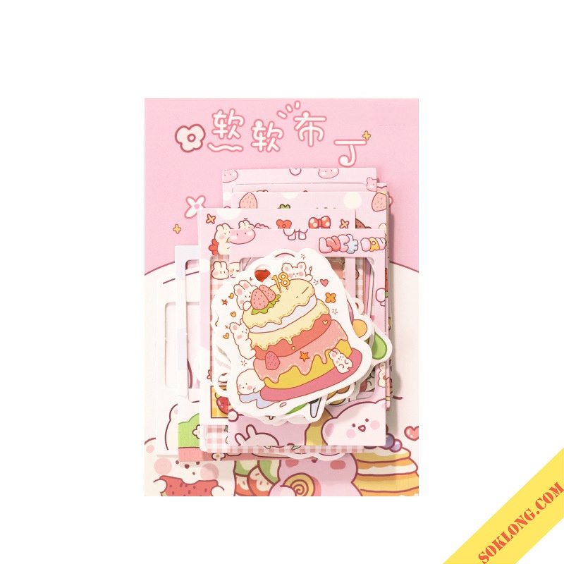 Bộ sticker khung ảnh, nhãn dán viền khung cửa sổ dễ thương trang trí nhật ký, album, sổ tay