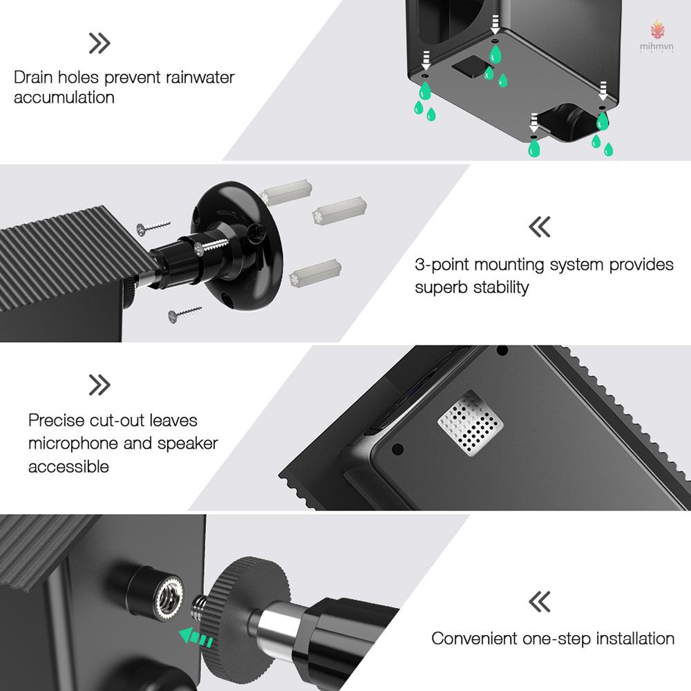 Vỏ bảo vệ máy ảnh không dây Arlo Pro/Pro2 gắn tường bằng nhựa chống thấm nước có thể điều chỉnh
 | BigBuy360 - bigbuy360.vn