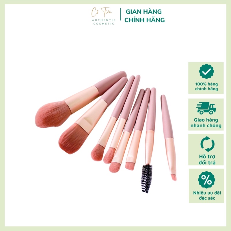 Bộ Cọ trang điểm 8 cây PASTEL makeup brush