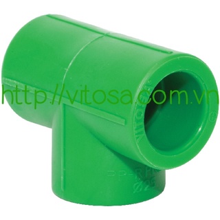 Combo co tê lơi nối ppr pi 25 phụ kiện nhựa ppr nhãn hiệu vitosa
