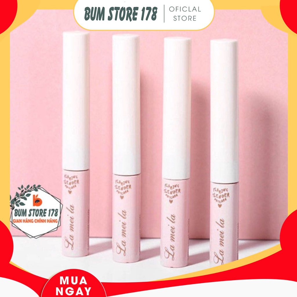 Chuốt Mi Mascara, Mascara Siêu Mảnh Tơi Mi Lameila Skinny Microcara - Vỏ Hồng