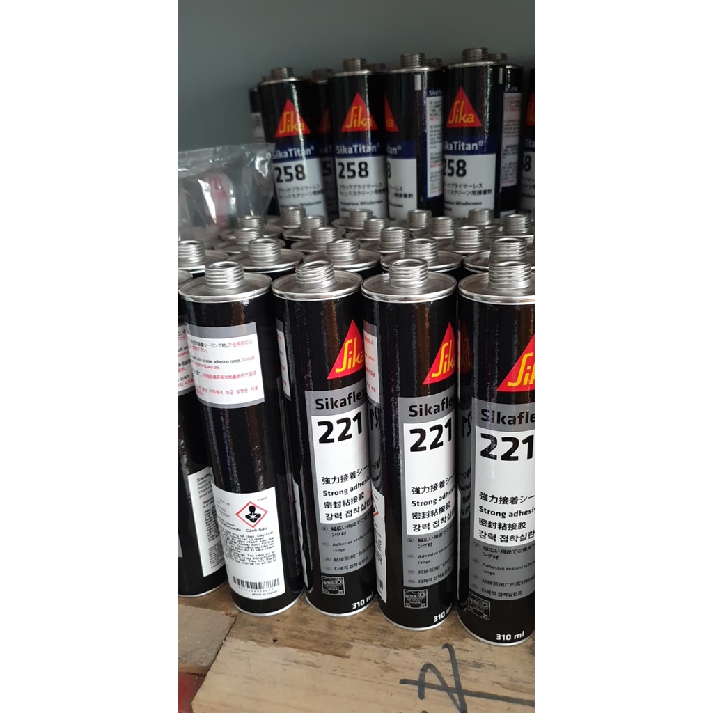 Sikaflex 221 - keo màu trắng gắn bồn rửa bát, chậu rửa mặt