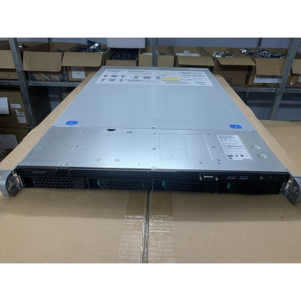 Máy chủ Intel R1304WT2GS 4x3.5'' System Rack 1U (2 heatsink, full tray, 2 nguồn, rail kit) | BigBuy360 - bigbuy360.vn