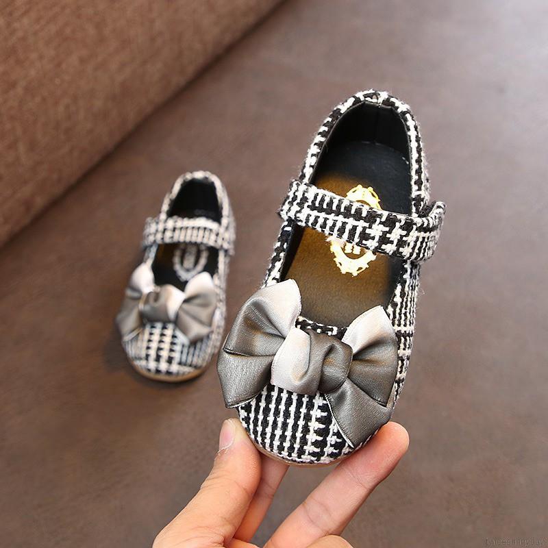 Giày búp bê đính nơ xinh xắn dành cho bé gái