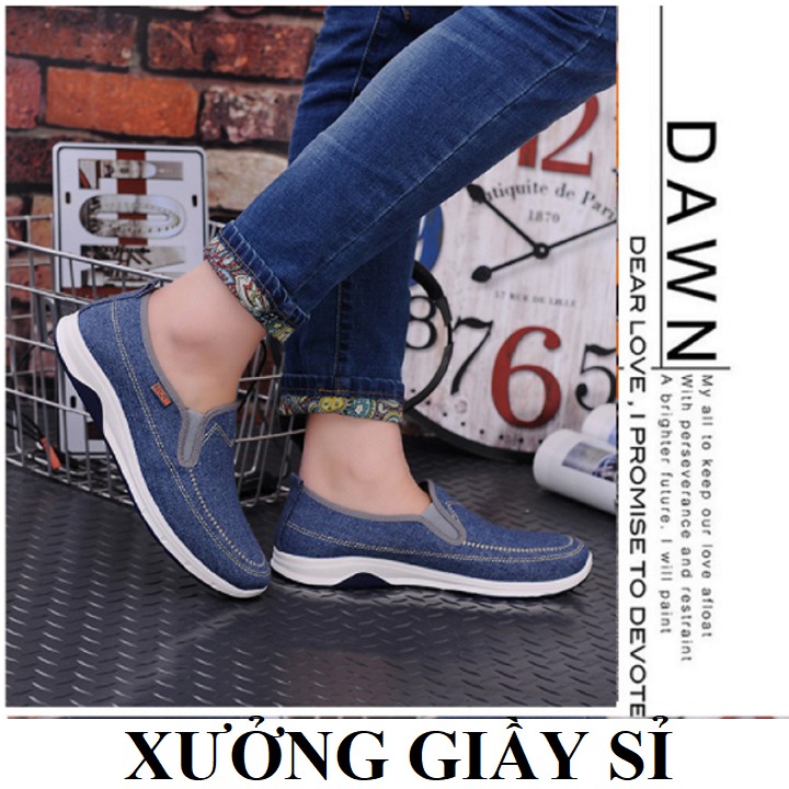 GIÀY LƯỜI JEAN NAM(kèm ảnh thật) | BigBuy360 - bigbuy360.vn