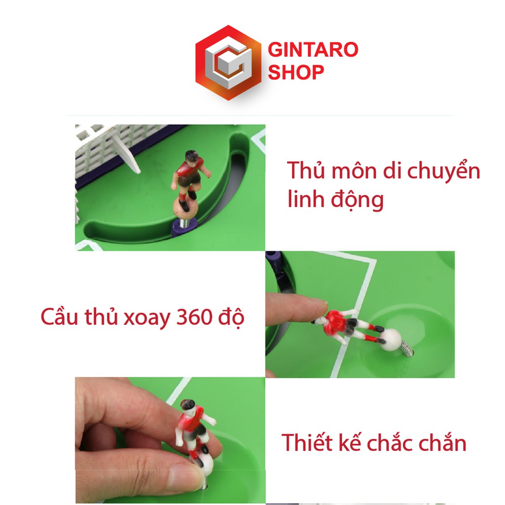 Đồ chơi bàn bóng đá cầu thủ xoay 360 độ , Phát triển tư duy và rèn luyện phản xạ cho bé GINTARO SHOP