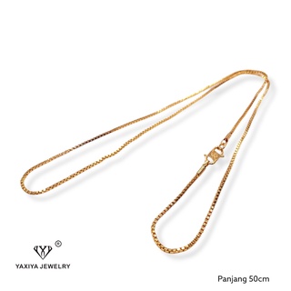 Dây chuyền mạ vàng 18k đính ngọc trai giả 639