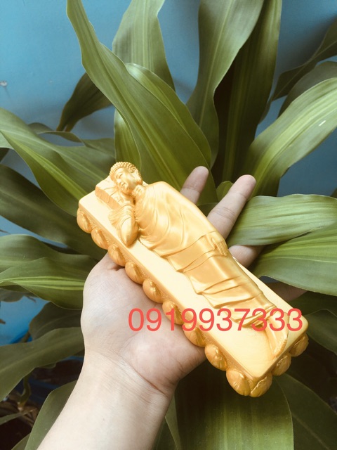 Tượng phật thích ca nằm ngang 16 cm