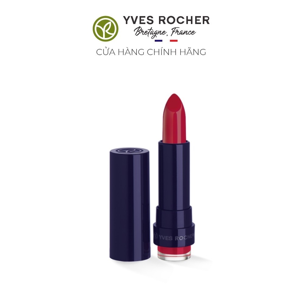 Son Môi Yves Rocher Rouge Vertige Brilliant Shine Lipstick 17 Dazzling Red - 3.5g