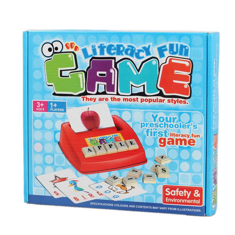 Bộ Trò Chơi Vui Nhộn Học Đọc, Đánh Vần Tiếng Anh Dễ Dàng Cho Bé - LITERACY FUN GAME