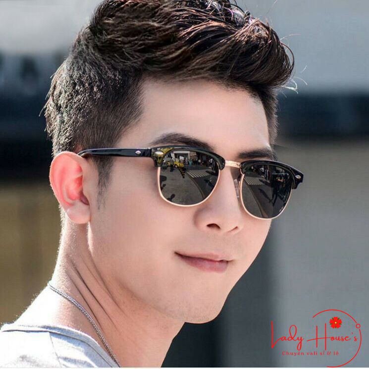 Kính Mát Nam Nữ Viền Kim Loại Không Gỉ Cao Cấp Chống Nắng, Chống Tia UV Thời Trang UNISEX
