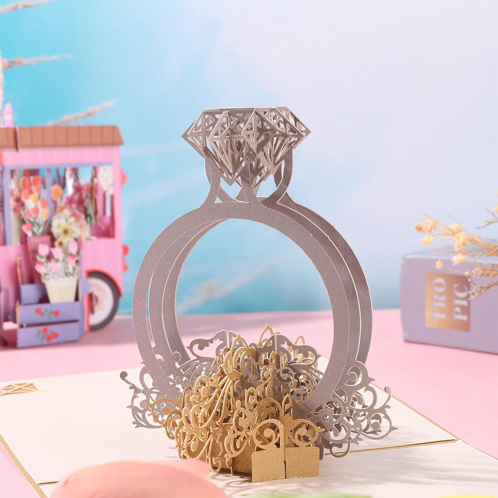 WATTLE 1 Thiệp Chúc Mừng Sinh Nhật / Đám Cưới Kèm Phong Bì