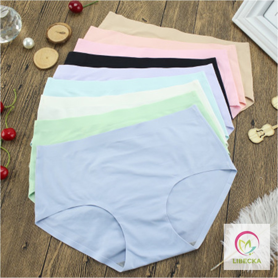 Quần lót nữ dễ thương su đúc Cotton thun lạnh mát Hàn Quốc cao cấp không đường may Sexy gọi cảm LIBECKA QLN04