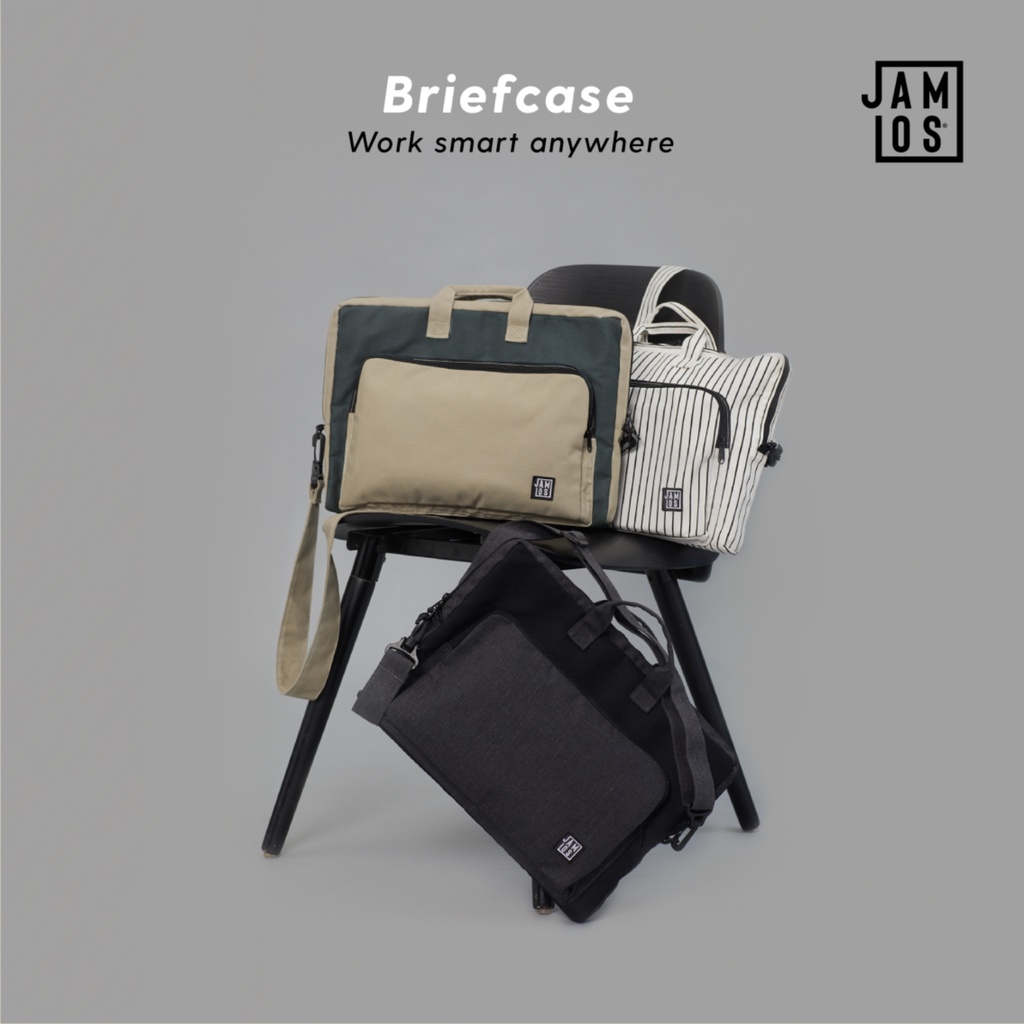 Jamlos Briefcase - Túi chống sốc Laptop/ iPad 11inch 13inch 15inch xách tay đeo chéo vải canvas thời trang đi học đi làm