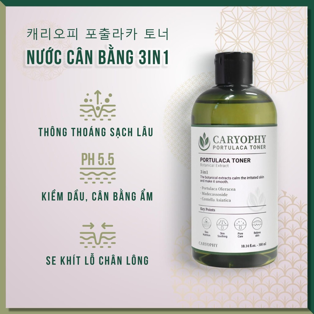 Bộ đôi nước hoa hồng Caryophy 300ml và serum giảm mụn mờ thâm Caryophy 10ml | BigBuy360 - bigbuy360.vn