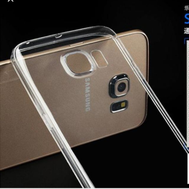 Ốp lưng galaxy s6 edge silicon dẻo trong suốt siêu mỏng 0.5mm
