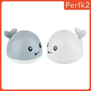 Baby Bath Toys Automatic Electric Whale Sprinkler Baby Bath Toys White