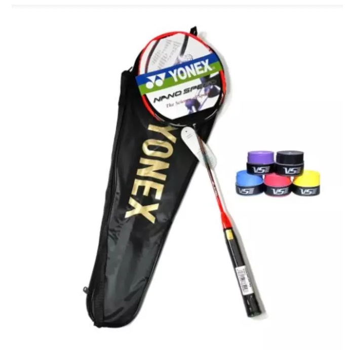 vợt cầu lông yonex, victor, vợt khung và vợt đan sẵn dây (1 cây + bao vợt)