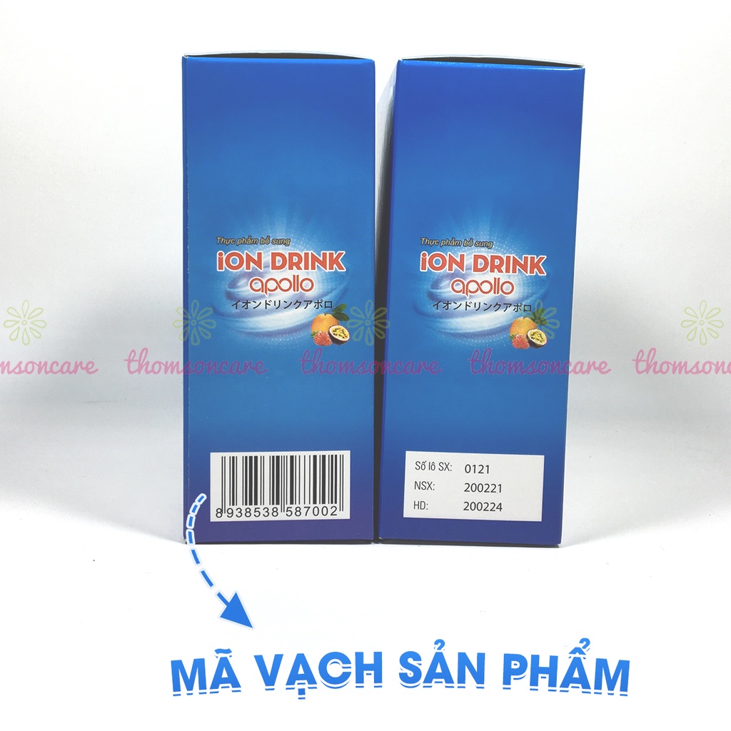 Nước điện giải ion drink powder Oresol hộp 5 gói vị chanh leo Orezol - Bù nước khi ốm sốt, chơi thể thao