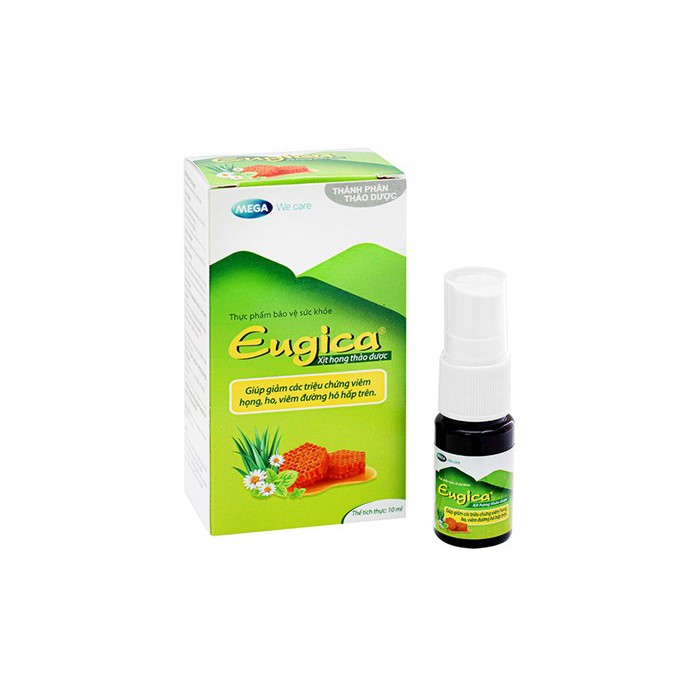[Date mới nhất] Xịt họng thảo dược Eugica Mouth Spray 10ml