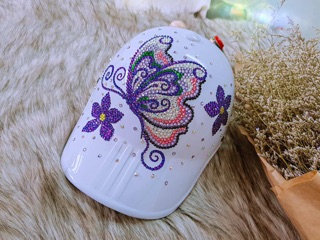 NÓN ĐÍNH ĐÁ HÌNH BƯỚM