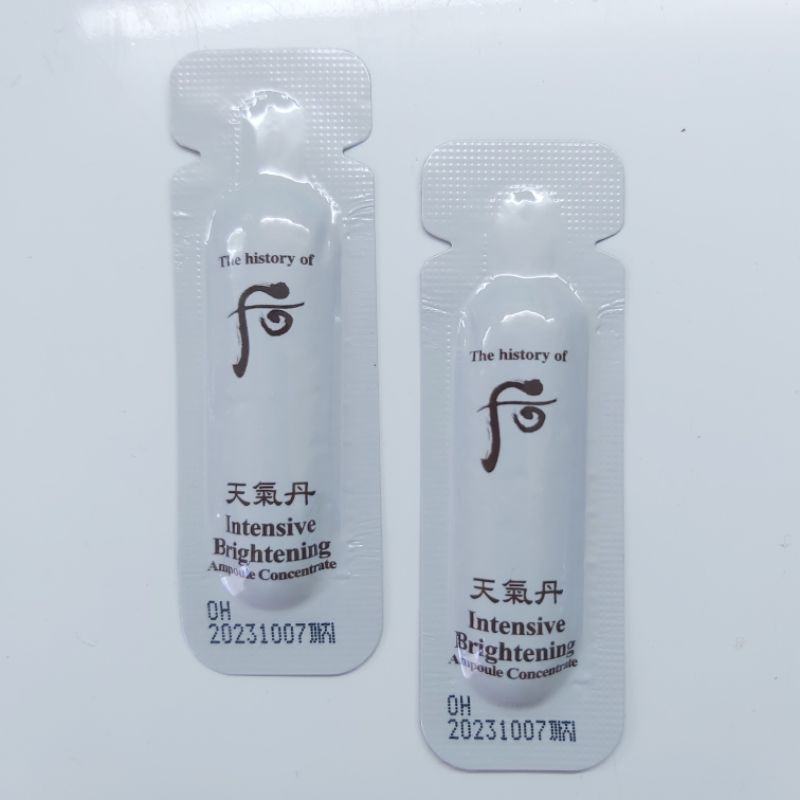 Tinh chất serum dưỡng trắng Whoo , siêu dưỡng trắng mờ nám tàn nhang , trẻ hóa làn da hiệu quả Whoo  Brightening 1ml