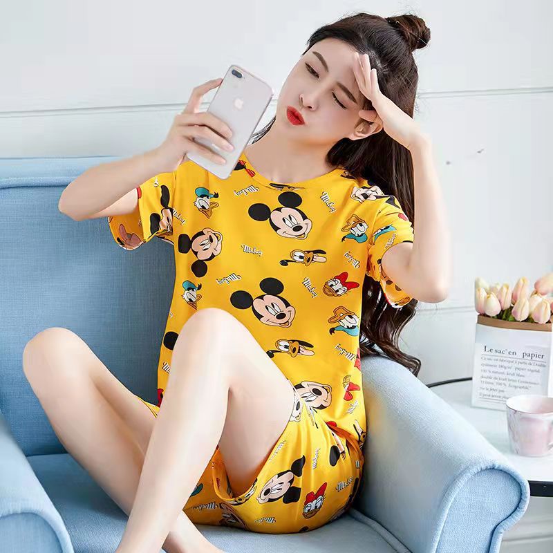 [SALE XẢ KHO] Bộ cộc tay thun sữa họa tiết ngộ nghĩnh [XK01]