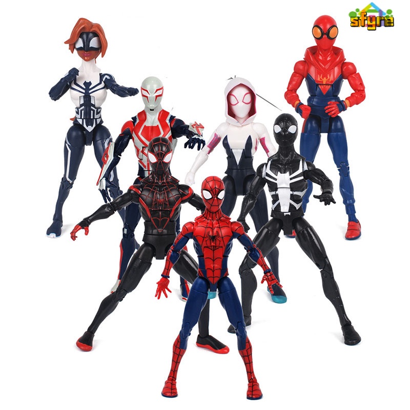 Đồ Chơi Mô Hình Nhân Vật Người Nhện Gwen Stacy Venom Đen Trong Marvel Avengers