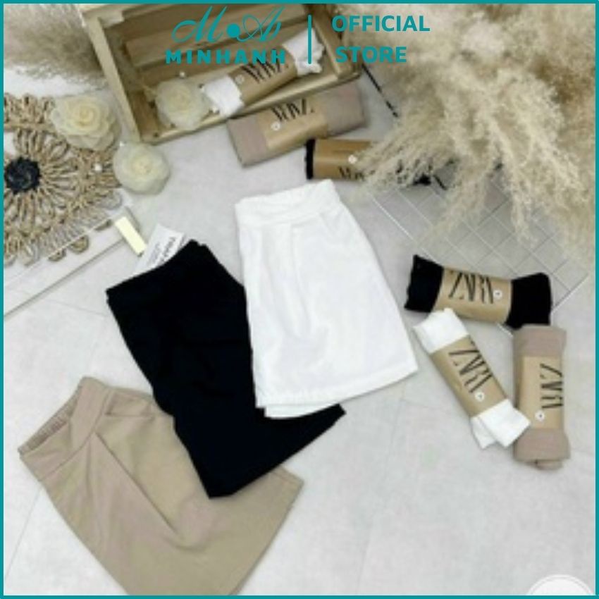 Quần short đũi Quần đùi nữ ống rộng kiểu dáng Hàn Quốc QD3