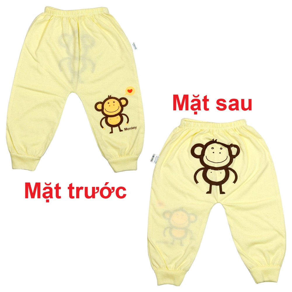 Combo 5 Quần thu đông chất cotton mềm mịn cho bé trai, bé gái từ 3-10kg -  QD - quần dài cho bé, quần thu đông cho bé