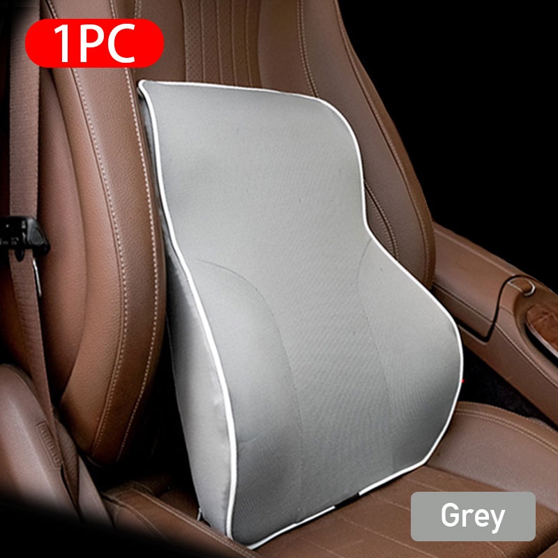 Gối đệm tựa cổ/ lưng xe hơi SEAMETAL bằng cao su non hỗ trợ thắt lưng bảo vệ phần cổ