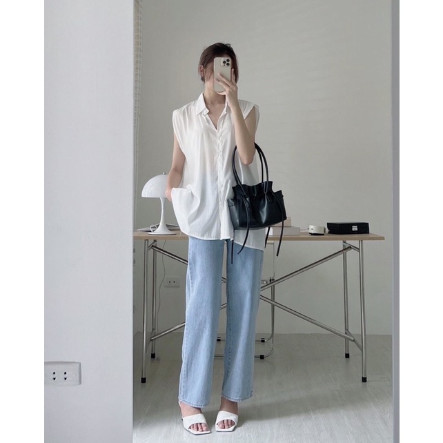 Áo sơmi ba lỗ kèm dây như hình