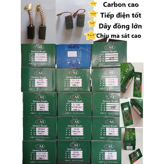 (100% carbon) Chổi than máy khoan, mài, máy cắt sắt...với nhiều kích thước khác nhau