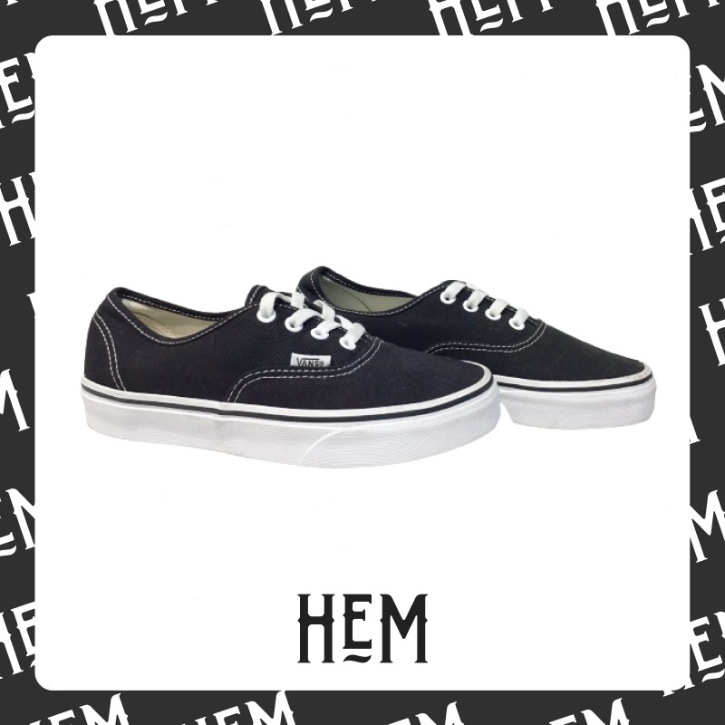 Giày Vans Authentic Đen Real 2hand Cond 8