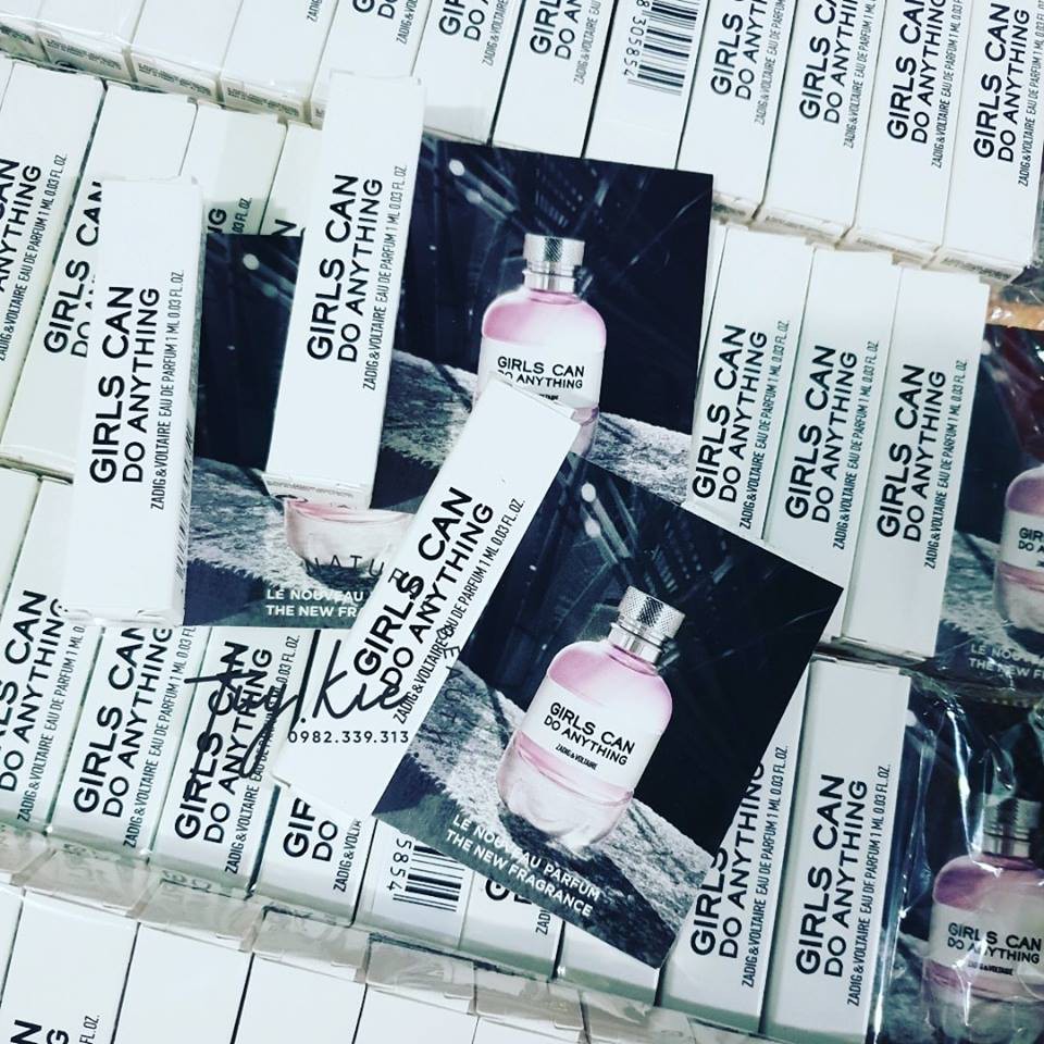 [ Mẫu thử ] Vial Nước hoa Nữ Girls Can Do Anything Của Hãng Zadig & Voltaire EDP