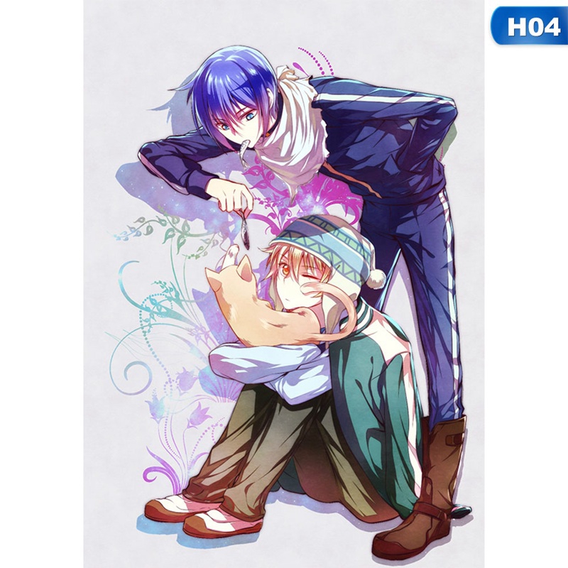 Tấm Áp Phích Treo Tường Trang Trí In Hình Nhân Vật Anime Noragami Kích Thước 42x30cm