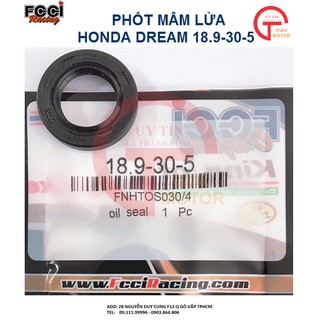 Phốt mâm lửa honda dream 18.9-30-5 fcci