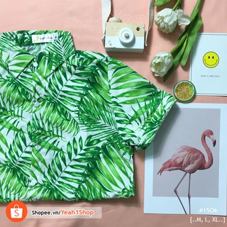 [Yeah1Shop]- Áo sơ mi lá mới (M, L, XL) (SMHH)