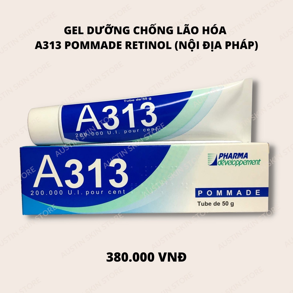 Kem Dưỡng Chống Lão Hoá A313 Pommade Retinol (Nội địa Pháp) / 50g