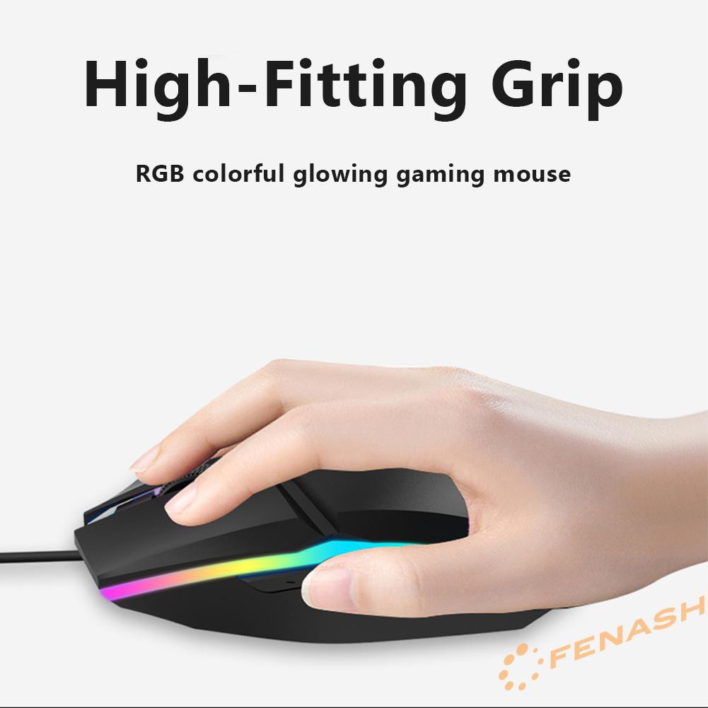 Chuột Quang Gaming Có Dây Fe Zerodate G1 Rgb Cho Laptop